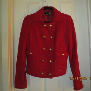 Women's Short Red Jacket